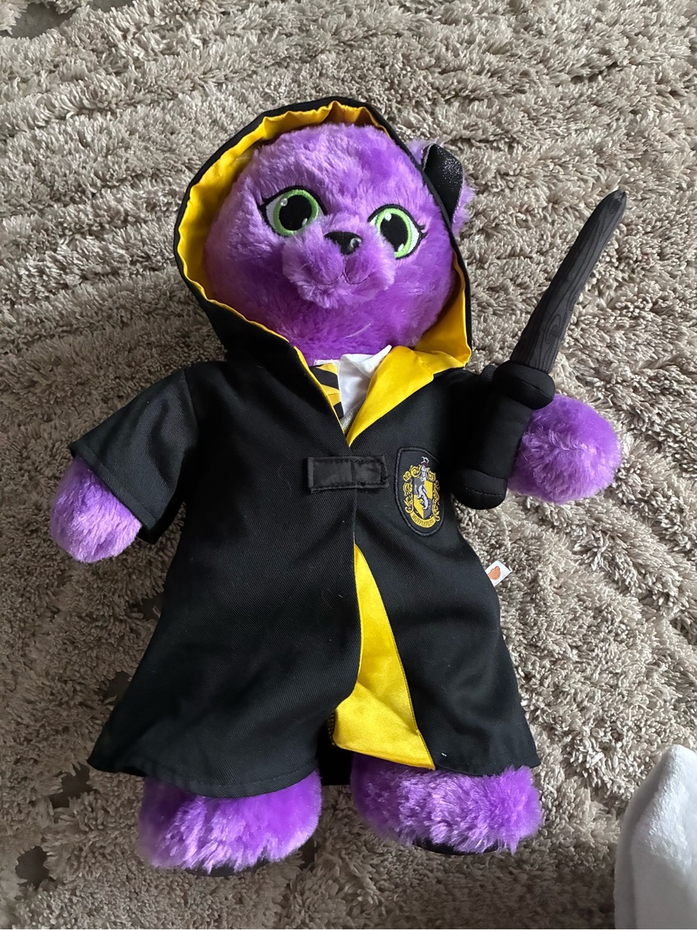 Build a bear enchanting kitty Halloween plush with Harry Potter robe